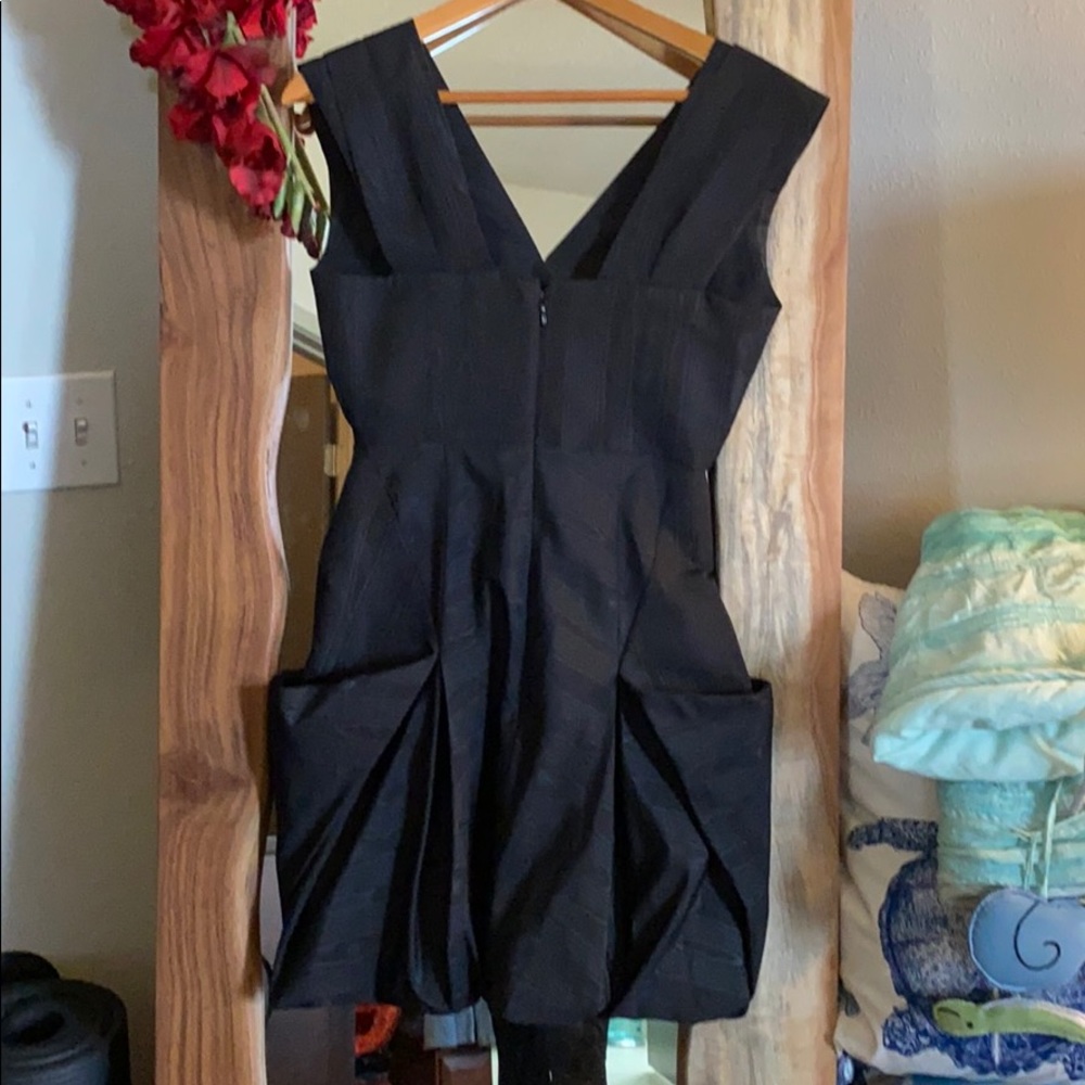NWOT BCBG Maxazria Black Cocktail Dress Sz 4
